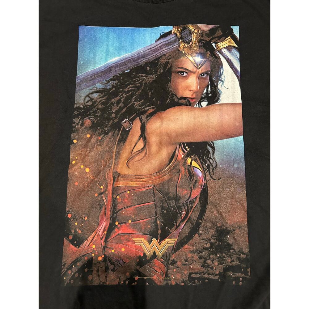 WONDER WOMAN New Black SS Graphic Tee Size 3XL